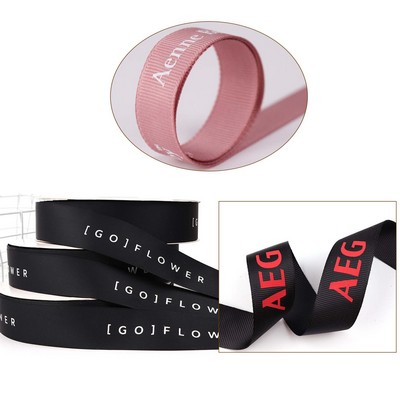 Grosgrain Silkscreen Roll Ribbon 100 Yards - 3/8"W